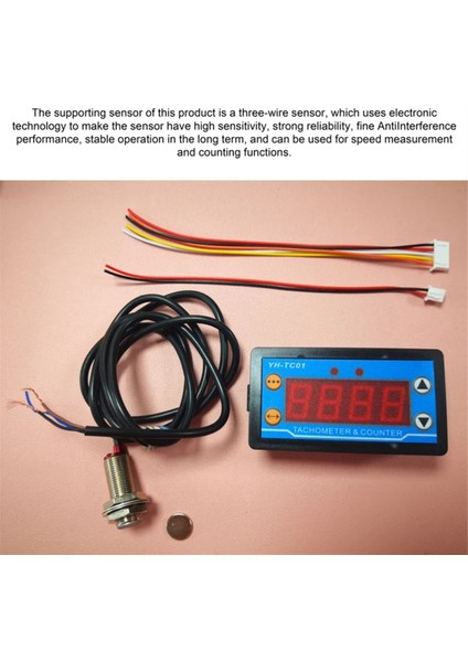 YH-TC01 Dijital Taşometre Yüksek Mücadele LED Dijital Motor Hız Ölçer Salon Sensörü Motor Hız Dedektörü (Yurt Dışından) fiyatları