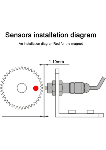 YH-TC01 Dijital Taşometre Yüksek Mücadele LED Dijital Motor Hız Ölçer Salon Sensörü Motor Hız Dedektörü (Yurt Dışından) modelleri