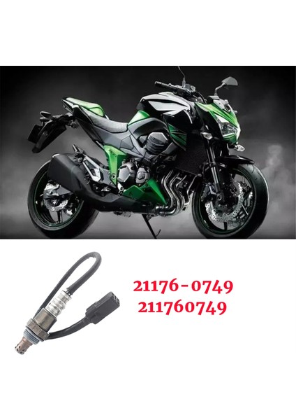 21176-0749 Motosiklet Oksijen Sensörü Lambda Prob Kawasaki 2013-2016 Er-6n Z800 ZR800ADS 211760749 (Yurt Dışından) modelleri