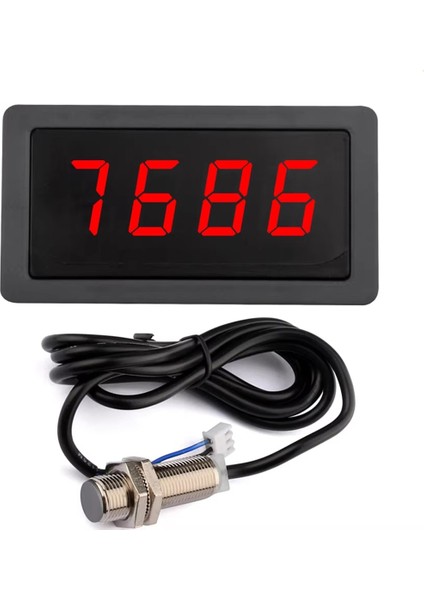 9999RPM Takometre Dijital LED Sayma Metre Dc 8-24V Gösterge Metre ile Npn 5V Salon Mıknatıs Sensör Anahtarı (Yurt Dışından)