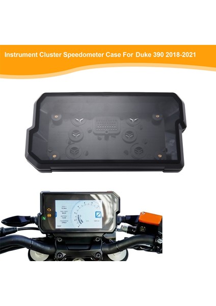 Ktm Duke Için 390 2018-2021 Gösterge Kümesi Speedometre Kılıf Kara Sometresi Enstrüman Kabuk Ölçer Gösterge Kapağı (Yurt Dışından) indirimleri