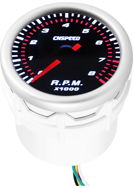 Cnspeed 2inch 52MM Otomatik Otomobil Takometresi Tako Gösterge 0-8000 Rpm 12V Evrensel Araba Motor Beyaz LED Metre Pointer (Yurt Dışından) modelleri