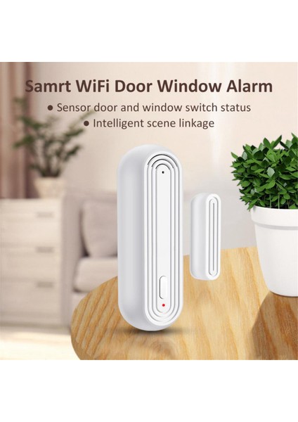 Açık/kapatma Fonksiyonu ile Akıllı Wifi Kapısı ve Pencere Alarm Sensörü, Uzaktan Hırsızlık Önleme Alarmı (Yurt Dışından) fırsatları