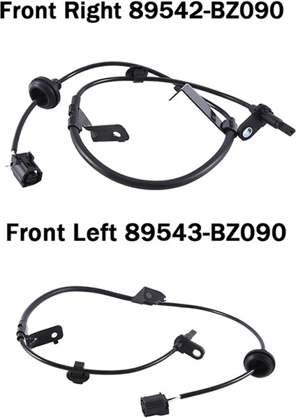 4pcs Ön Sol ve Sağ Araba Abs Hız Sensörü 89543-BZ090 89542 Toyota Yaris 2015- (Yurt Dışından) fırsatları