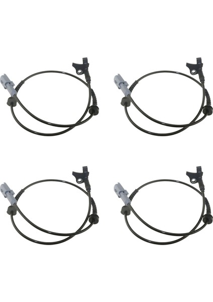 4x 9665386780 Abs Tekerlek Hız Sensörü Fiş Ön Sol Sağ 4545K3 4545F5 96496780 Peugeot 307 308 Citroen C4 Ds4 (Yurt Dışından)