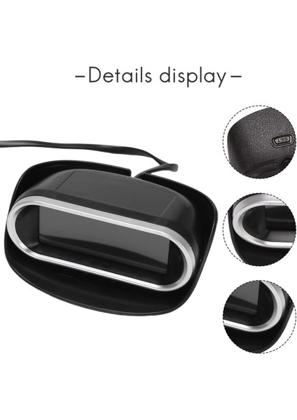 Araba Universal 50-9999RPM Takometre LCD Dijital Ekran Motor Takometre Tekne Kamyonu LCD Ekran Rpm Metre (Yurt Dışından) indirimleri