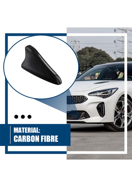 Gerçek Karbon Fiber Çatı Köpekbalığı Fin Anten Trim Kapak 96210-J54000 Kıa Stinger 2018-2023 Araba Havalandırmaları Kabuk Çıkartma (Yurt Dışından) indirimleri