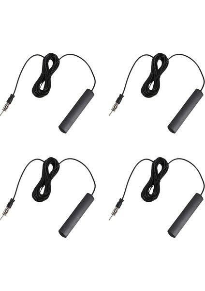 4x Evrensel Araba Stereo Am Fm Radyo Dipol Anten Araç Araba (Yurt Dışından)