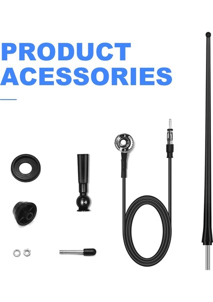 Tekne Antenleri Su Geçirmez Deniz Radyo Anten Aracı Esnek Kauçuk Direk Fm Am Anten Atv Rzr Spa Yat (Yurt Dışından) fiyatları