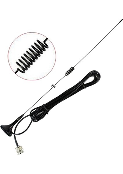 2x UT-106UV Bnc Çift Band U+Vhf Anten Icom Yaesu Kenwood Baofeng Radyo (Yurt Dışından) fiyatları