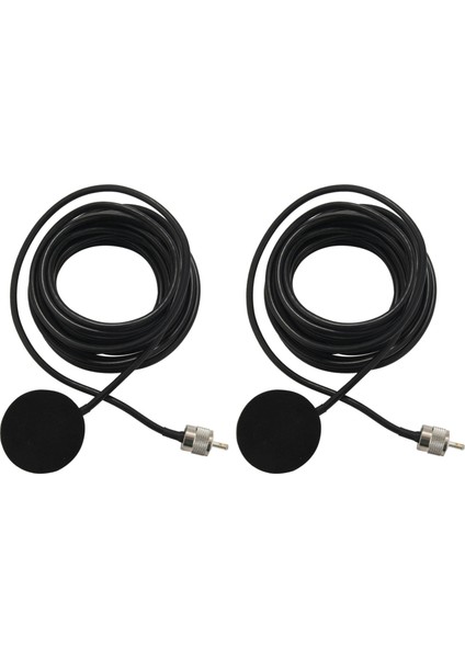 2x TC-M55 2 1 Inç Nmo Manyetik Montaj Tabanı (Iç Mekan) 5m (16 4ft) RG58 Koaksiyel Kablo PL-259 Hf/vhf Anteni Için Fiş (Yurt Dışından)