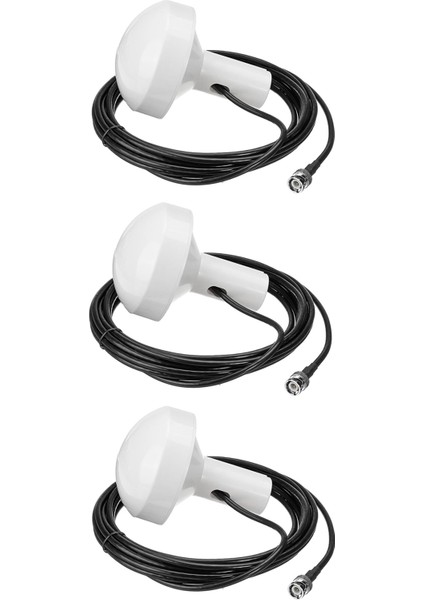 3x Gemi Gps Aktif Deniz Gezinme Anteni Zamanlama Anten 1575 +/- 5 Mhz 5m Bnc Erkek Fiş (Yurt Dışından)