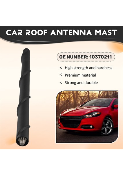 Araba 8 Inç Çatı Anten Mast 10370211 Dodge Dart 2013-2016 Araba Anten Aksesuarları (Yurt Dışından) indirimleri