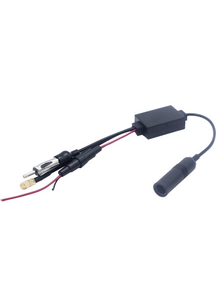 Dab+ Araç Ayırtıcı Adaptörü Aktif Anten Otomatik Radyo Fm Anten Sinyal Amplifikatörü Crossover 12V Universal (Yurt Dışından)
