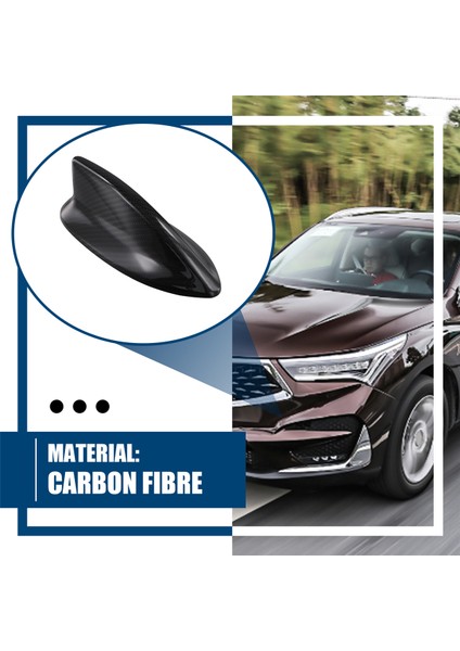 Gerçek Karbon Fiber Çatı Köpekbalığı Fin Anten Trim Kapak 8A150-3S5-C110-M1 Honda Acura Integra 2023- (Yurt Dışından) indirimleri