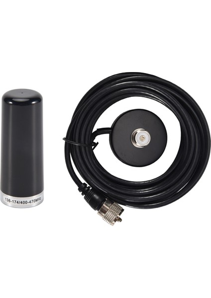 2x Oppxun Mini Çift Bant Vhf Uhf HH-N2RS Anteni Manyetik Montajlı 5m RG316 Kablo Araç Araç Için Kablo Mobil Radyo Qyt Tyt (Yurt Dışından) fırsatları