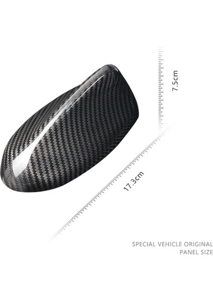 Alfa Için Gerçek Karbon Fiber Çatı Köpekbalığı Fin Anten Anten Çıkartma Alfa Romeo Giulia Stelvio Aksesuarlar Dış Trim (Yurt Dışından) modelleri