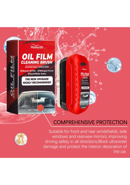 Araba Ön Cam Temizleyici Ön Cam Yenileme Dekontaminasyon Temizleme Yağ Filmi Temizleyici (2 Paket) (Yurt Dışından) modelleri