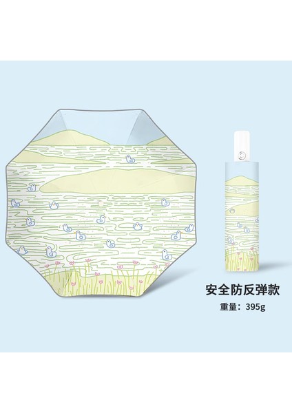 Öğrenci Karikatürü Kalınlaştırılmış Şemsiye (Yurt Dışından)