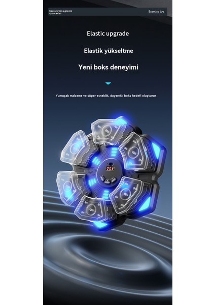 Çocuk Boks Hedef Oyuncakları Bluetooth Müzik Yetişkin Boks Duvar Hedefi Akıllı Spor Boks Eğitmeni (Yurt Dışından) modelleri