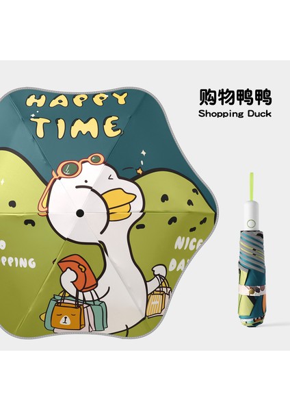 Karikatür Sevimli Öğrenci Şemsiyesi (Yurt Dışından)