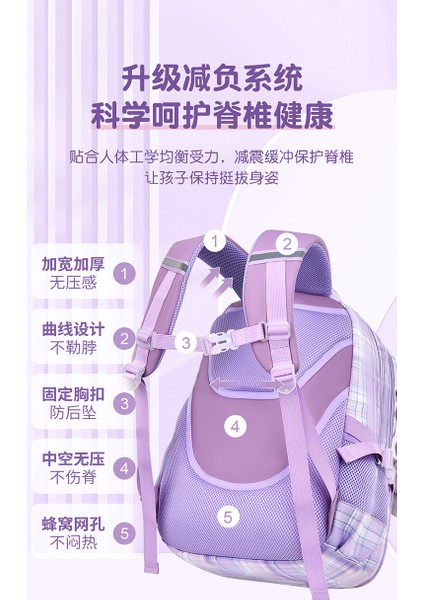 Ilkokul Öğrencileri Prenses Okul Çantası Su Geçirmez Sevimli Karikatür Çocuk Okul Çantası Kadın (Yurt Dışından) modelleri