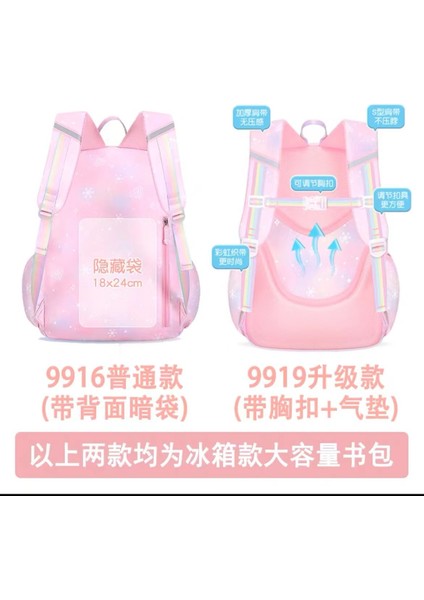 Ilkokul Öğrencileri Prenses Okul Çantası Su Geçirmez Sevimli Karikatür Çocuk Okul Çantası Kadın (Yurt Dışından) modelleri