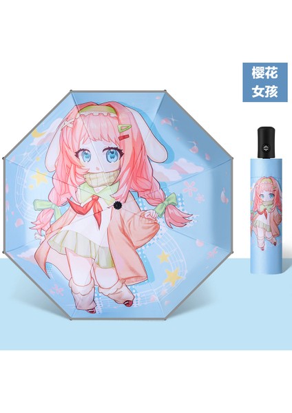 Öğrenci Karikatürü Kalınlaştırılmış Şemsiye (Yurt Dışından)