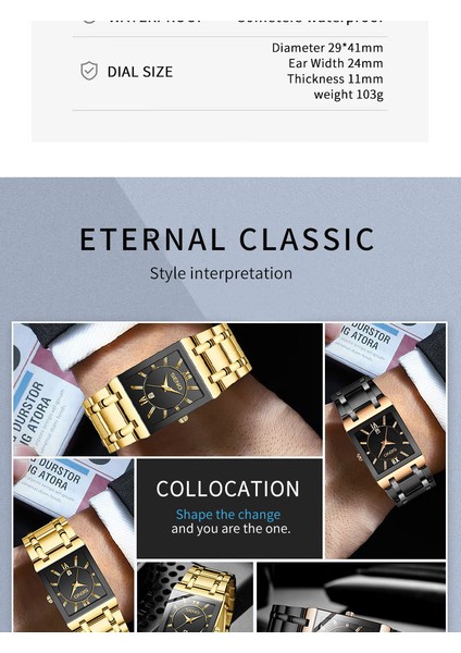 Erkek Saati - Quartz Su Geçirmez Saat (Yurt Dışından) fırsatları