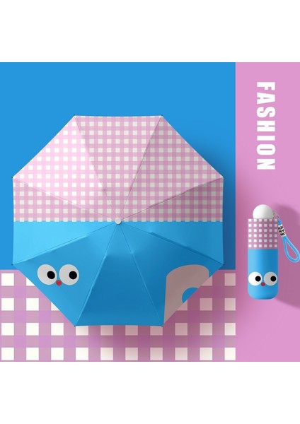 Karikatür Sevimli Öğrenci Şemsiyesi (Yurt Dışından)