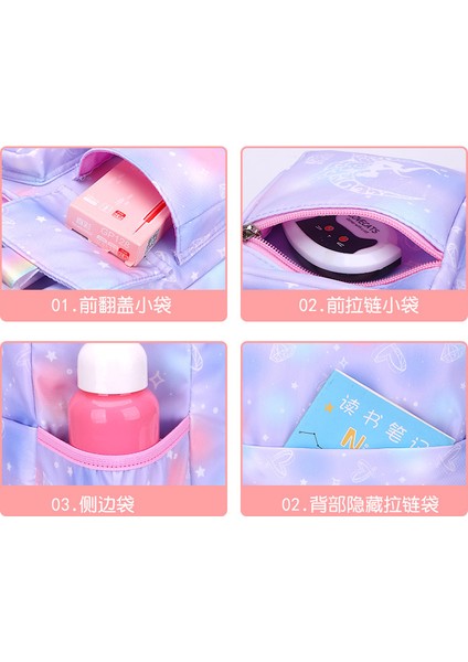 Ilkokul Öğrencileri Prenses Okul Çantası Su Geçirmez Sevimli Karikatür Çocuk Okul Çantası Kadın (Yurt Dışından) indirimleri