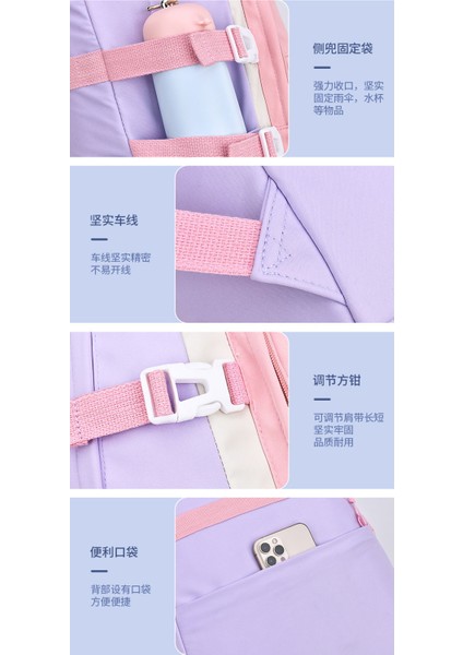 Ilkokul Öğrencileri Prenses Okul Çantası Su Geçirmez Sevimli Karikatür Çocuk Okul Çantası Kadın (Yurt Dışından) modelleri