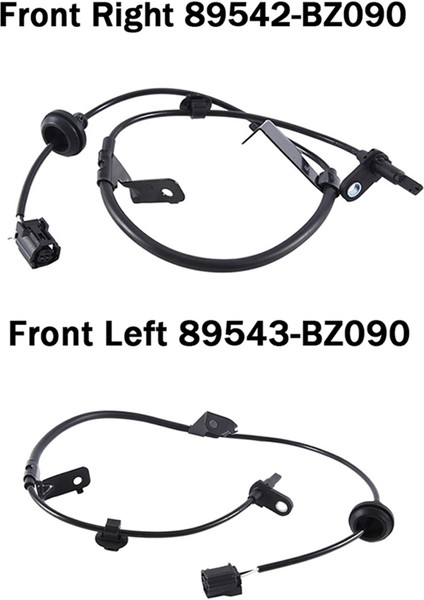 2pcs Ön Sol ve Sağ Araba Abs Hız Sensörü 89543-BZ090 89542 Toyota Yaris 2015- (Yurt Dışından) indirimleri