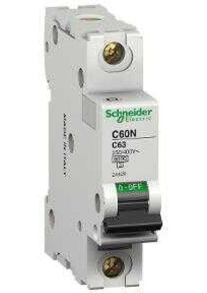 24409 ,1-Faz C-63A/6KA C60N Otomatik Sigorta