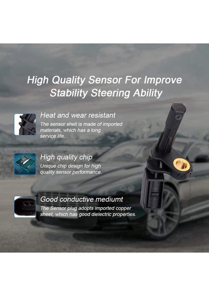 4pc Abs Tekerlek Hız Sensörü Arka Sol ve Sağ WHT003858 WHT003859 -Audi A3 Tt Golf Jetta Passat Tiguan Koltuğu Skoda (Yurt Dışından) fiyatları