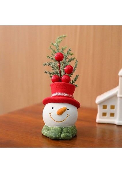Noel Kardan Adam Reçine Noel Dekorasyonu Figür (Yurt Dışından)
