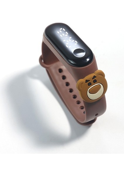 Çocuk Hayvanlar LED Saatler Çocuklar Bilezik Çocuk Mi Çocuklar Dokunmatik Ekran Reloj Dijital Saat (Yurt Dışından)