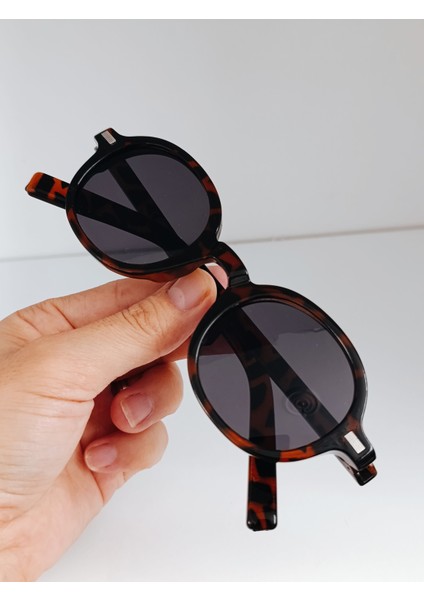 Oval kadın Güneş Gözlüğü Leopar UV400 Korumalı Cam