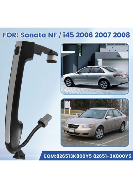 826513K800 Araba Dış Çekme Sökeği Ön Kapı Kromu Yakalama Soyu Hyundai Sonata Nf I45 2006-2011 A (Yurt Dışından) fırsatları