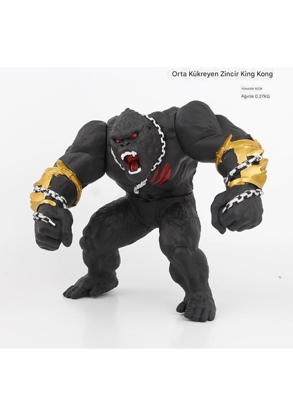 Orta Boy Kükreyen Zincirli King Kong Model Süsü (Yurt Dışından) fiyatları