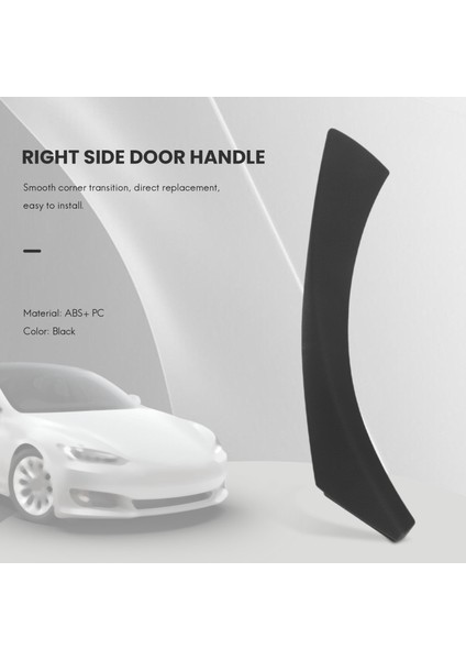 Sağ Taraf Iç Kapı Paneli Sapı Bmw 3 Serisi Için Dış Trim Kapak E90 E91 E92 E93 Siyah (Yurt Dışından) fiyatları