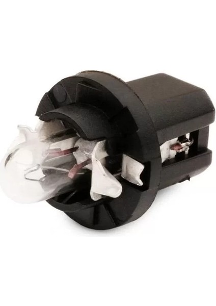 10 Adet 12v T5 1.2w Dipsiz Gösterge Ampulü Duylu 2721mf