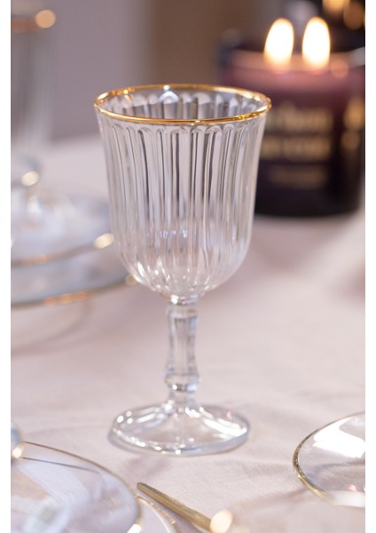 Splendid Gold 4'lü Su Kadehi Seti 240 cc