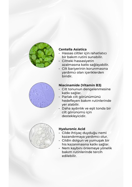 Yatıştırıcı Onarıcı Yüksek Korumalı Centella Soothing Sun Serum SPF 50 + Pa ++++ 50 ml