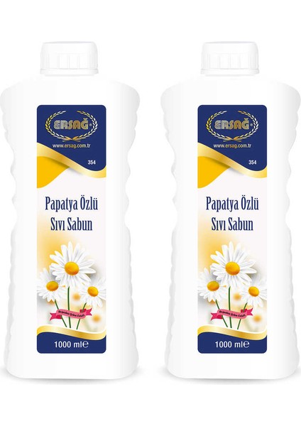 Papatya Özlü Sıvı Sabun 1000 Ml. * 2 Adet