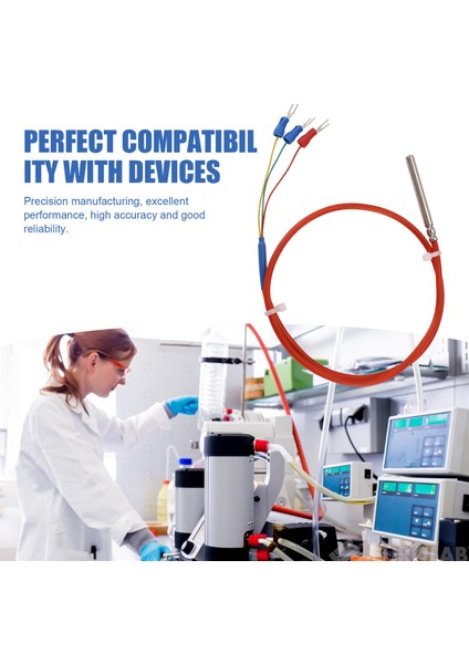 Sıcaklık Sensörü PT100 Su Geçirmez Tel Termal Direnç Silikon Tel Koruma Kablosu (Yurt Dışından) indirimleri