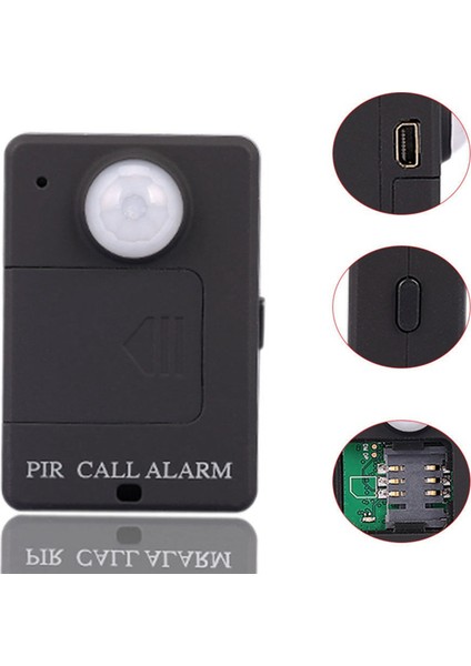 Mini Gsm Pır Alarm Hareket Sensörü Alarm Kızılötesi Kablosuz Gsm Alarmı Ab Fişi ile Hırsızlık Karşıtı Hareket Dedektörü (Yurt Dışından) modelleri