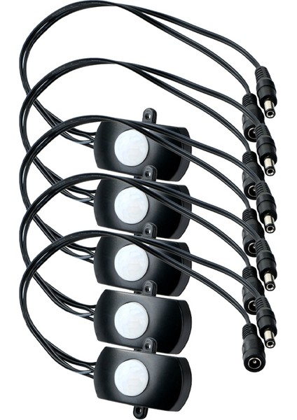 Dc 6V 12V 24V 5A Pır Hareket Sensörü Anahtarı Mini Pır Kızılötesi Ir Sensör Dedektör Anahtarı Modülü LED Şerit Işığı (Siyah) (Yurt Dışından)