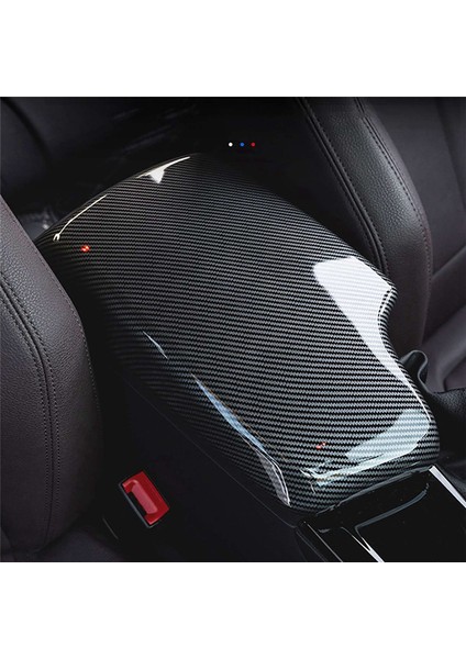 2x Karbon Fiber Merkez Konsolu Kolçak Paneli Kapak For-Bmw 3 3gt 4 Serisi E90 F30 F31 F34 F32 F36 F34 2013-2019 (Yurt Dışından) indirimleri