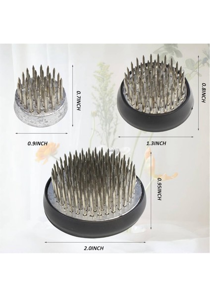 Paslanmaz Çiçek Kurbağaları Kenzan, Metal Yuvarlak Çiçek Frog Vazo Arzu Pin Tutucu, Dıy Çiçek Araç Düzenlemeleri (Yurt Dışından) modelleri